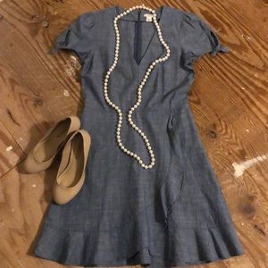J. Crew Factory Chambray Dress